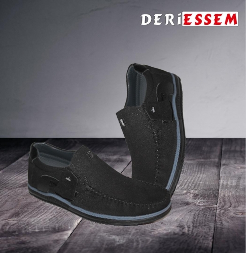 Deriessem - Siyah Nubuk Ayakkabı